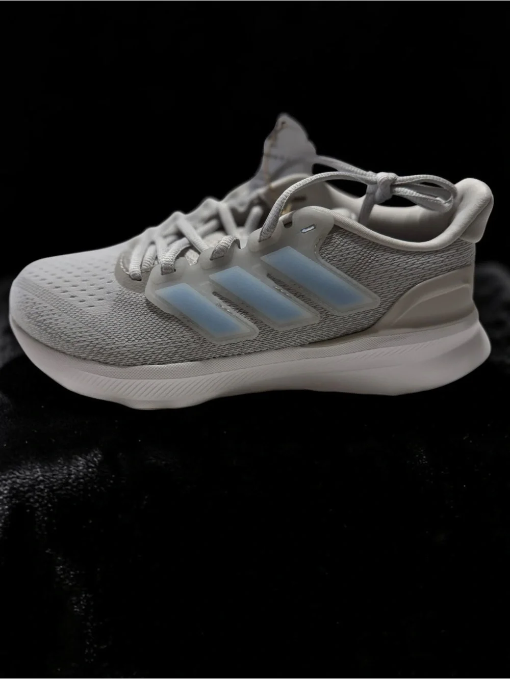 NWT Adidas Runfalcon 5 Running Shoes White Blue Athletic Women 4